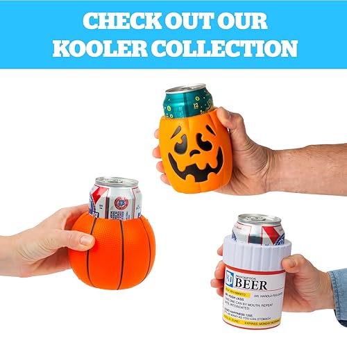 Funny Prescription Pill Bottle Beer Cooler - Soft Sided Drink Holder for Cans & Bottles
