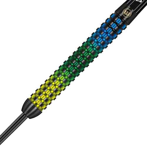 Winmau Firestorm Professional 90% Tungsten Darts Set with Flights and Stems (Shafts) Steel Tip & Soft Tip