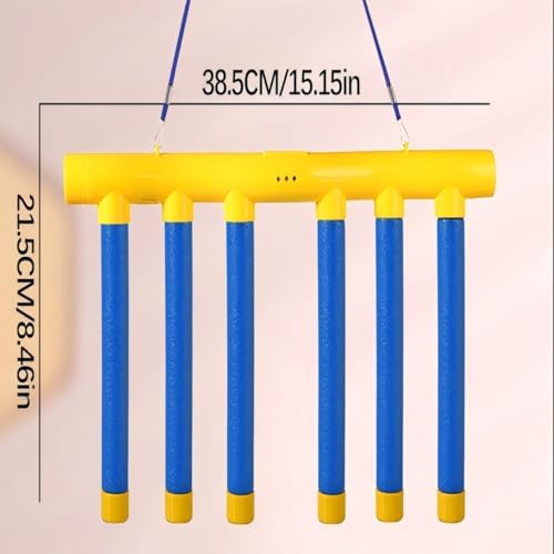 CARETHYS Catch Stick Reflex Game,Reflex Challenge,Reflex Falling Sticks,Catch The Stick Game Reaction Training Toy,Adjustable Speed Hand Eye Coordination Training Toy