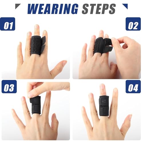 Medium Neoprene Finger Buddy Support Strap - No Metal Support, Single Finger