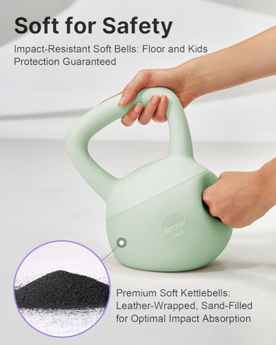 Soft Kettlebell with Anti-Slip Grip and Floor-Friendly Base - Home Gym Equipment