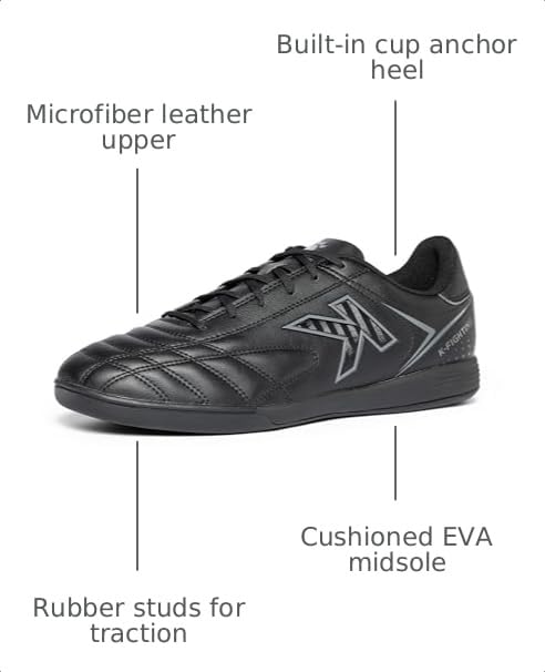 Men's Indoor Soccer Shoes Futsal Turf Cleats for Women Youth - Lightweight & Durable