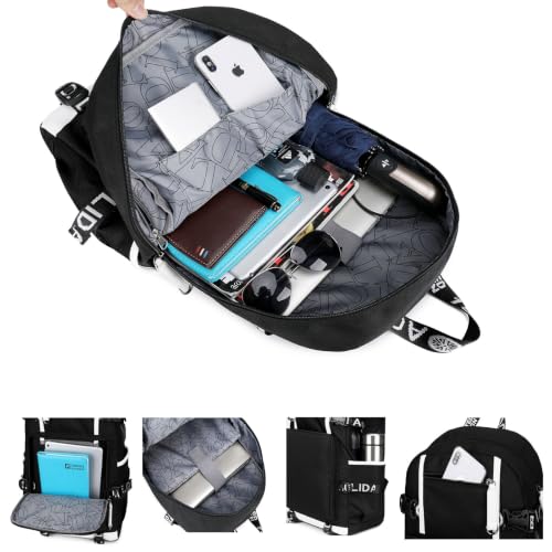 Basketball Player Multifunctional Backpack W3 Sports Fan Bookbag Travel & School