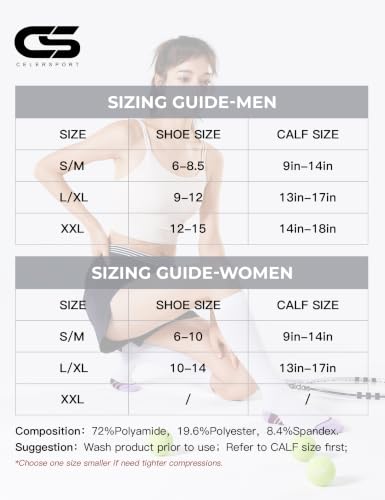 Compression Socks Women & Men 20-30mmHg Medical Grade for Flying - Large X-Large, Black+White+Grey+Navy