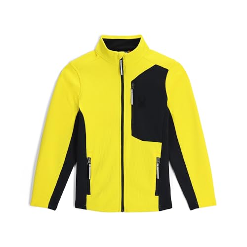 Spyder Boy's Bandit Zip Fleece Ski Base Layer Jacket