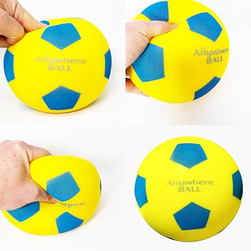 Silent Indoor Soccer Ball - 8-Inch Airless Foam Training Ball