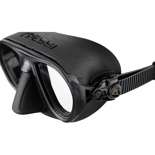 Cressi Adult Scuba Diving Mask, Fog Stop, Low Volume, Wide View - Calibro: made in Italy