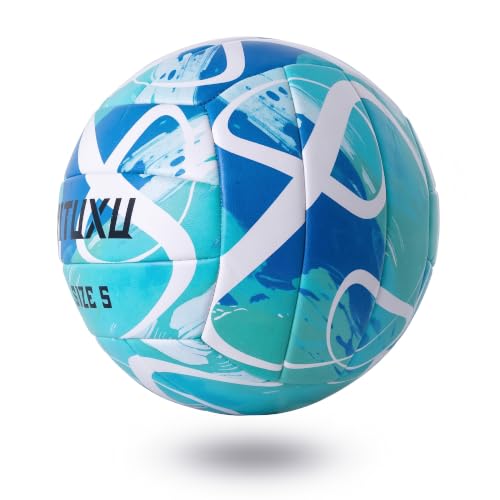 Blue Official Size 5 Volleyball Soft Touch Indoor & Outdoor Play