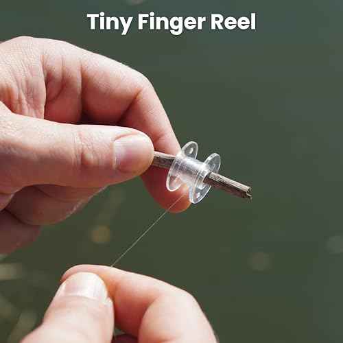 TinTackle Pro ? Compact Survival Fishing Kit with Mini Finger Reel | Ultralight Emergency Fishing Gear for Camping, Hiking & Outdoor Survival