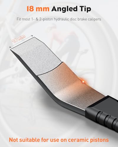 Bike Brake Pad Spreader Tool with Wrench for Disc Brakes - Bicycle Caliper Adjustment