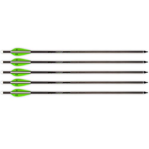 Barnett Wildcat Camo Recurve Crossbow Hunting Package with 4x32mm Multi-Reticle Scope, 20" Arrow Crossbow Bolts 16079 Various and Gritr Microfibre