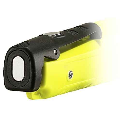 Streamlight 68795 Dualie 275-Lumen Multi-Function Intrinsically Safe Rechargeable Flashlight with Magnetic Clip and 12V DC Direct Wire, Yellow