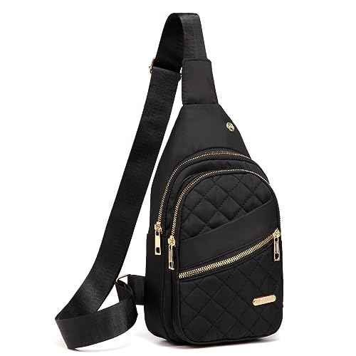 Crossbody Small Sling Backpack Sling Bag for Women, Chest Bag Daypack Crossbody for Travel Sport Running Hiking