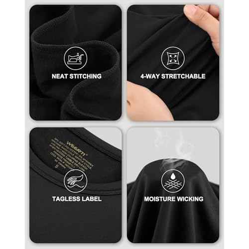 WEERTI Thermal Underwear for Women Long Johns with Fleece Lined Base Layer Women Cold Weather Top Bottom