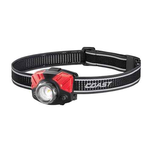 COAST¢ç FL75R Rechargeable 530 Lumen Dual Color TWIST FOCUS¢â LED Headlamp, Black