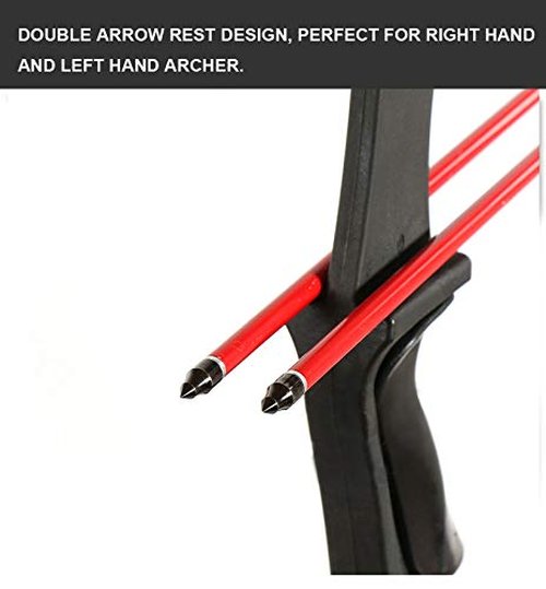 TOPARCHERY Archery 57" Takedown Youth Recurve Bow Hunting Black Long Bow for Beginner Teenagers Right Left Hand Black - Draw Weight 20lbs 30lbs (20)