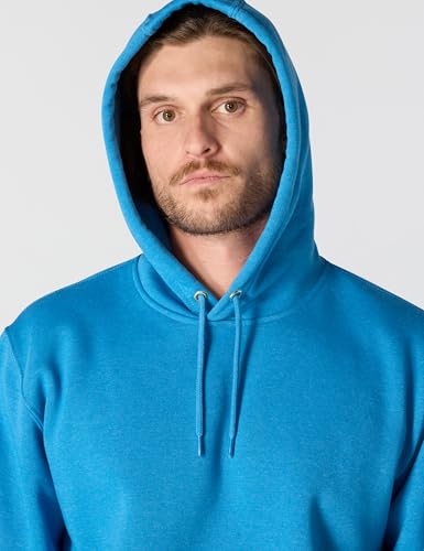 Carhartt Men's Iconic Logo Sweatshirt Small Horizon Blue Heather - Warm Durable Workwear