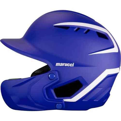 Marucci DuraVent Two-Tone Batting Helmet, NOCSAE Certified, Royal Blue, Senior