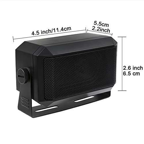 VECTORCOM 5W CB External Speaker Compatible with Mobile Radio and 10Meter Radio with 3.5mm Jack Clear Sound Clarity CB Speaker External