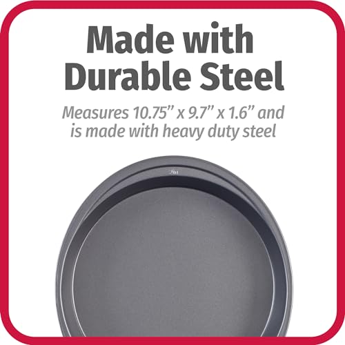 9-Inch Nonstick Cake Pan Set - Heavy-Duty Carbon Steel Bakeware for Layer Cakes