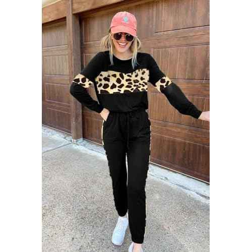 PRETTYGARDEN Womens 2 Piece Sets 2025 Long Sleeve Tops High Waisted Sweatpants Lounge Set Fall Fashion Travel Outfits