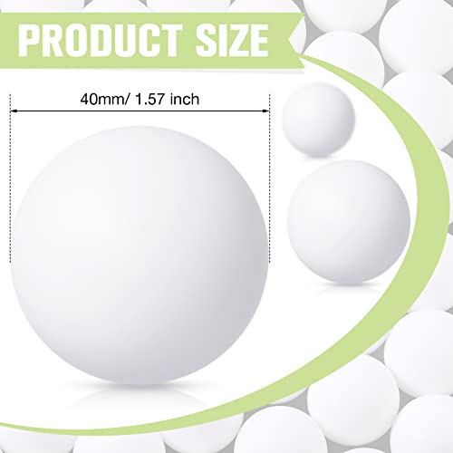 Lewtemi 300 Pack 2.4g 40mm White Table Tennis Balls Sport Bulk