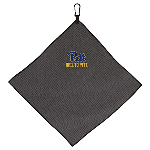 Team Effort Collegiate 15x15 Grey Microfiber Towel - Pittsburgh Panthers Variation