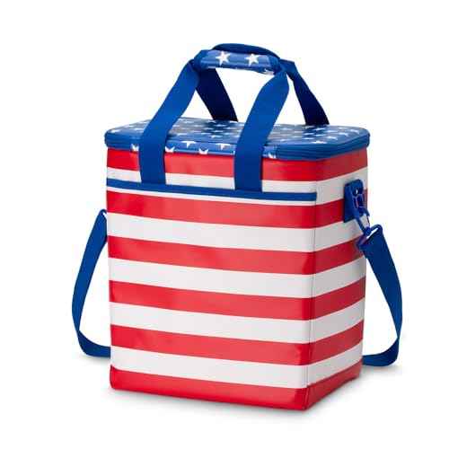 Swig Life Triple Insulated Cooler Bag with Zipper, Large Travel Cooler Bag Holds 16-24 Cans, or 6 Wine Bottles, Insulated