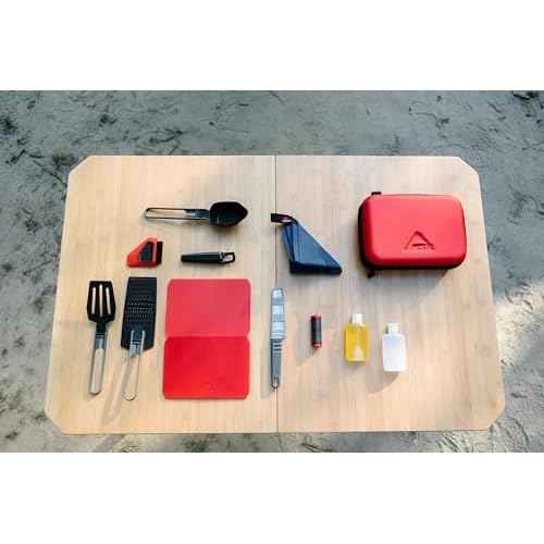 MSR Alpine Deluxe Kitchen Set , Red/Black