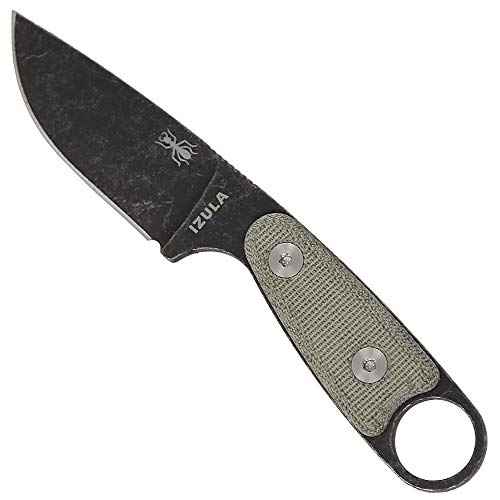 ESEE Knives Izula-B-BO w/Handle, Molded Polymer Sheath, and Clip Plate (Grey Micarta)