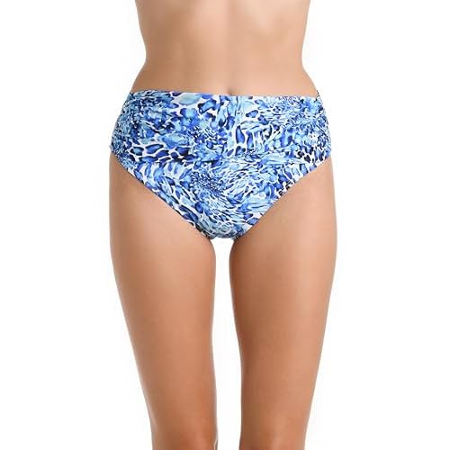 La Blanca Women's Mid Waist Sash Band Swimsuit Bottom
