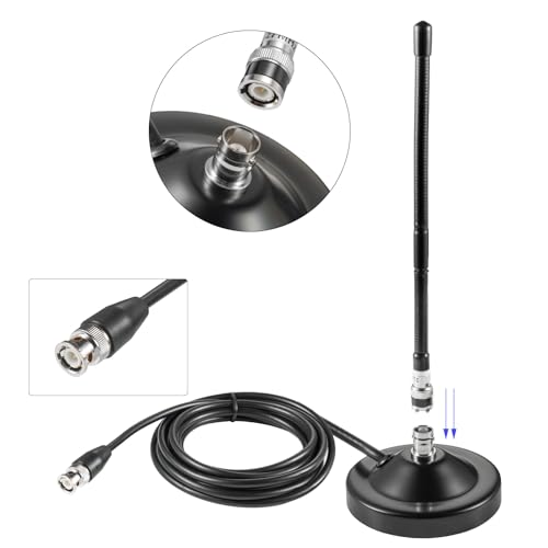 Magnetic Base Antenna for CB Radio 27MHz Long Range 9.9 Inch