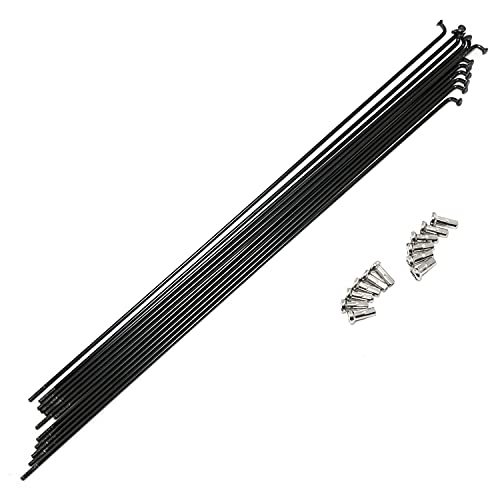 12pcs Bicycle Spokes 260mm 14G Stainless Steel for Mountain & Road Bikes
