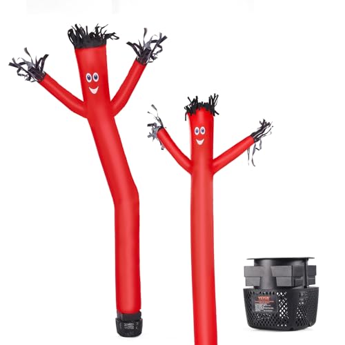 Inflatable Tube Man Set - 6 Ft Tall Wacky Waving Inflatable Dancing Figure with Waterproof Blower for Outdoor Advertising & Events