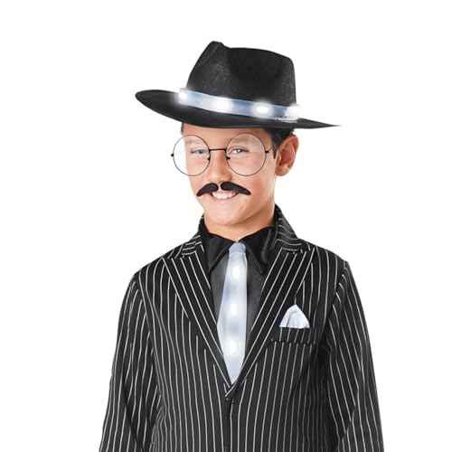 2 Pack Round Costume Glasses,Cosplay Old Man Costume Glasses Santa Gold Round Glasses, Wizard Wire Glasses for Kids Women Halloween Party