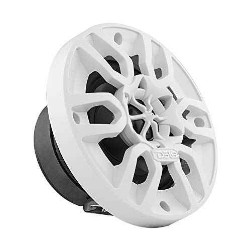 DS18 MP4/WH White Marine Speaker - 4", 2-Way, 150W Max, 100% UV Stable, IPX5 Marine, 4 Ohms - for All Elements, UTV, ATV & Jeeps (2 Speakers)