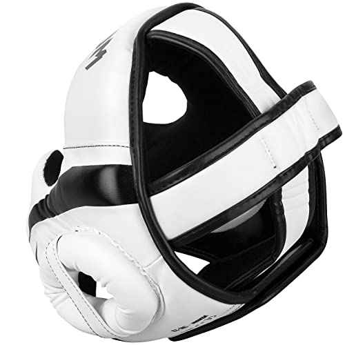 Venum Elite Headgear-White/Black - OneSize