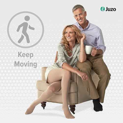 Juzo Soft 2001 20-30mmhg Compression Closed Toe Knee-High Stocking ,Beige,2 (II)
