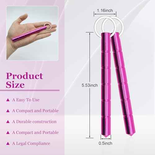 Safety Keychain Set for Women - Compact Personal Security Tool with Emergency Glass Breaker and Self Defense Keychain(3pcs)
