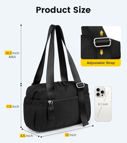 Vorspack Mini Gym Bag with Wet Pocket - Black / Mini