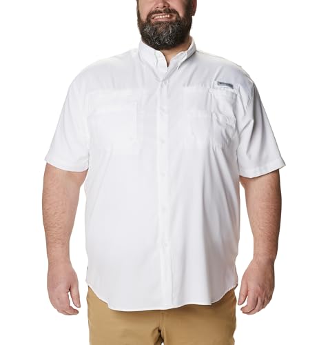 Columbia Men's PFG Tamiami II Short Sleeve Shirt - Medium White