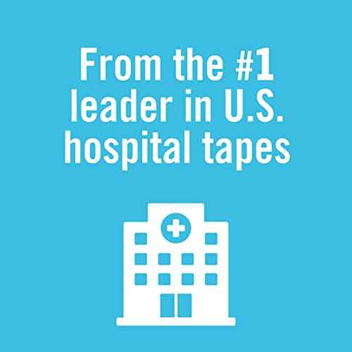 Nexcare Strong Hold Pain-Free Removal Tape for Sensitive Skin, 1 in x 4 yd, 1 Roll
