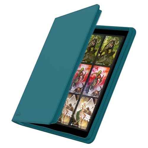 Ultimate Guard Zipfolio 480 ? 24 Pocket XenoSkin (Quadrow) Petrol