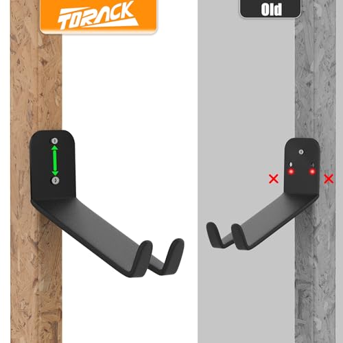 2 Pack Wall-Mounted Bike Pedal Hangers Garage Bike Storage Rack