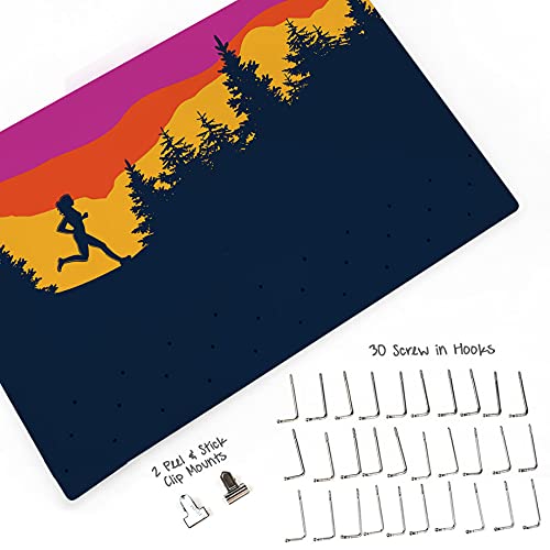 Gone For a Run Hooked On Medals Hanger & Bib Display | Happy Hour