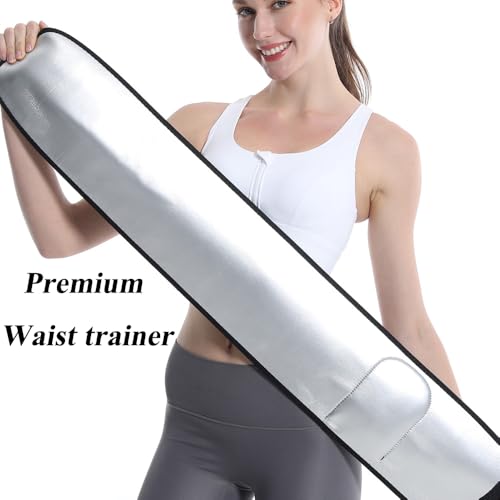 Premium Fitness Belt Black Sports Fat Burning Abdominal Belt for Core Support Maximizes Sweat and Enhances Workout Quality Design Customizable Fit