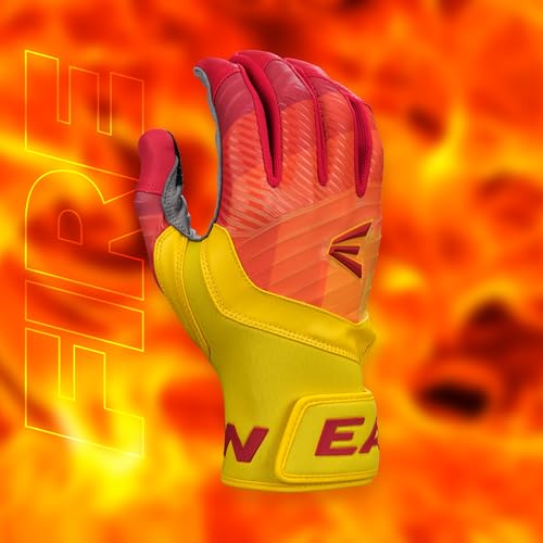 Easton Walkoff Ethos Youth & Adult Baseball Batting Gloves Fire XL