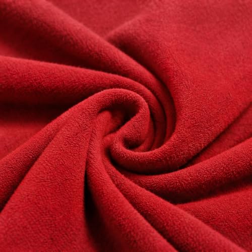 Thermal Underwear Set for Boys Large (12-14) Red Fleece Top & Long Johns
