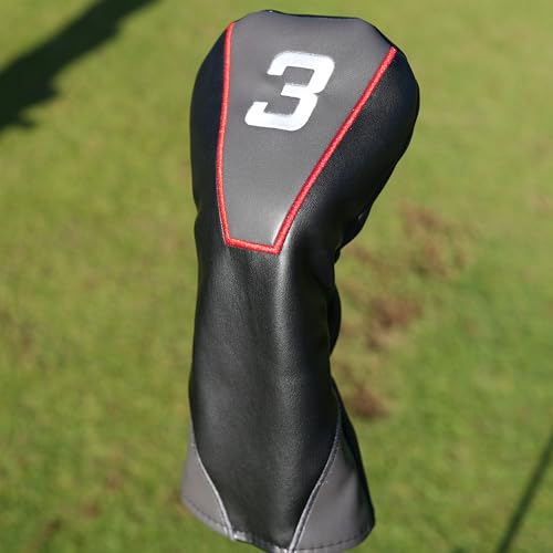 Golf Headcover for 3 Wood / GXz Sport - Fleece Lined, Water Resistant