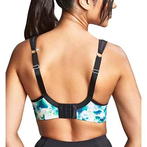 Panache Women's High Impact Underwire Sports Bra, Digital Bloom, 28HH